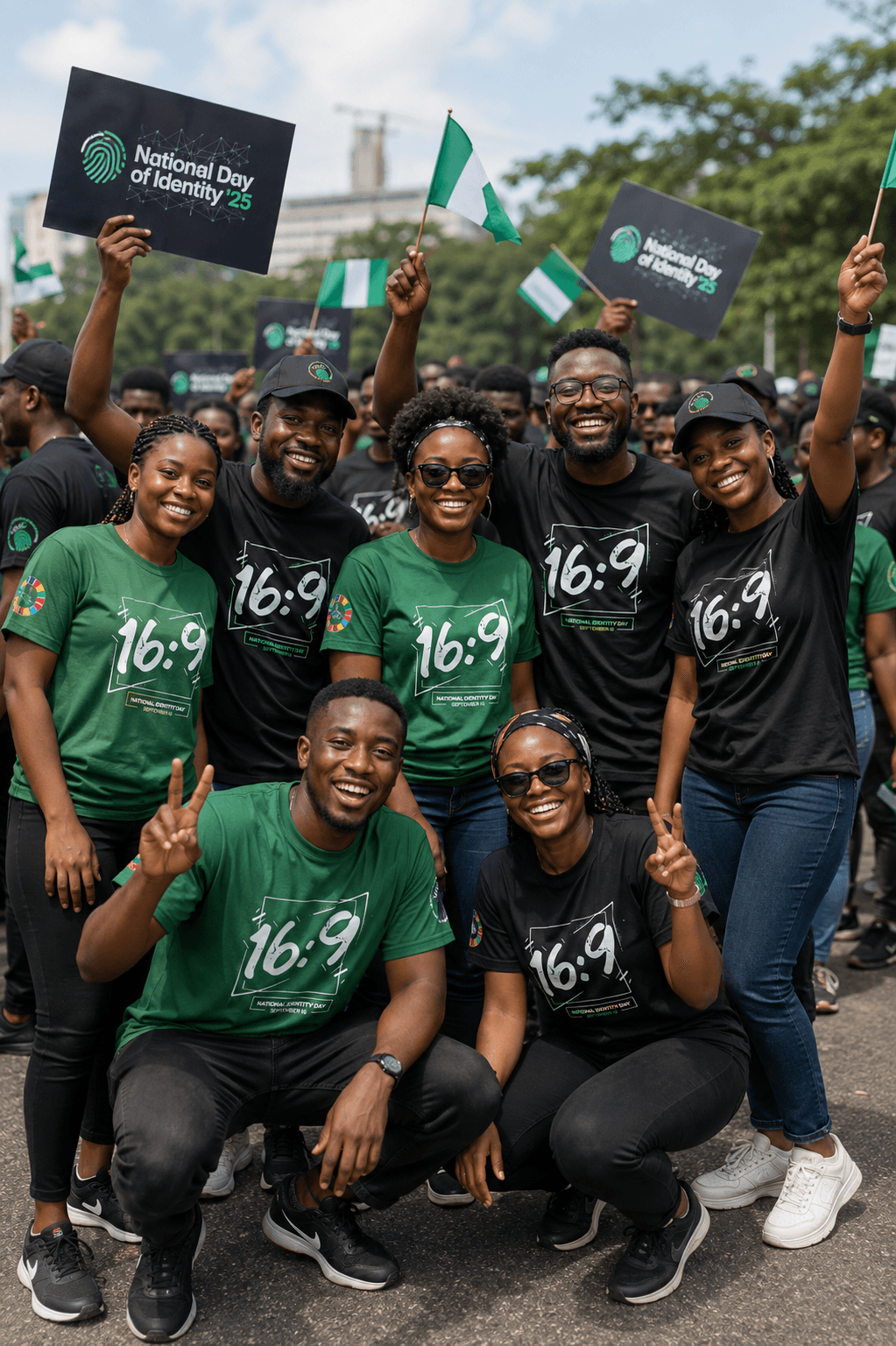 16:9 — Branded Group T-Shirts. NIMC